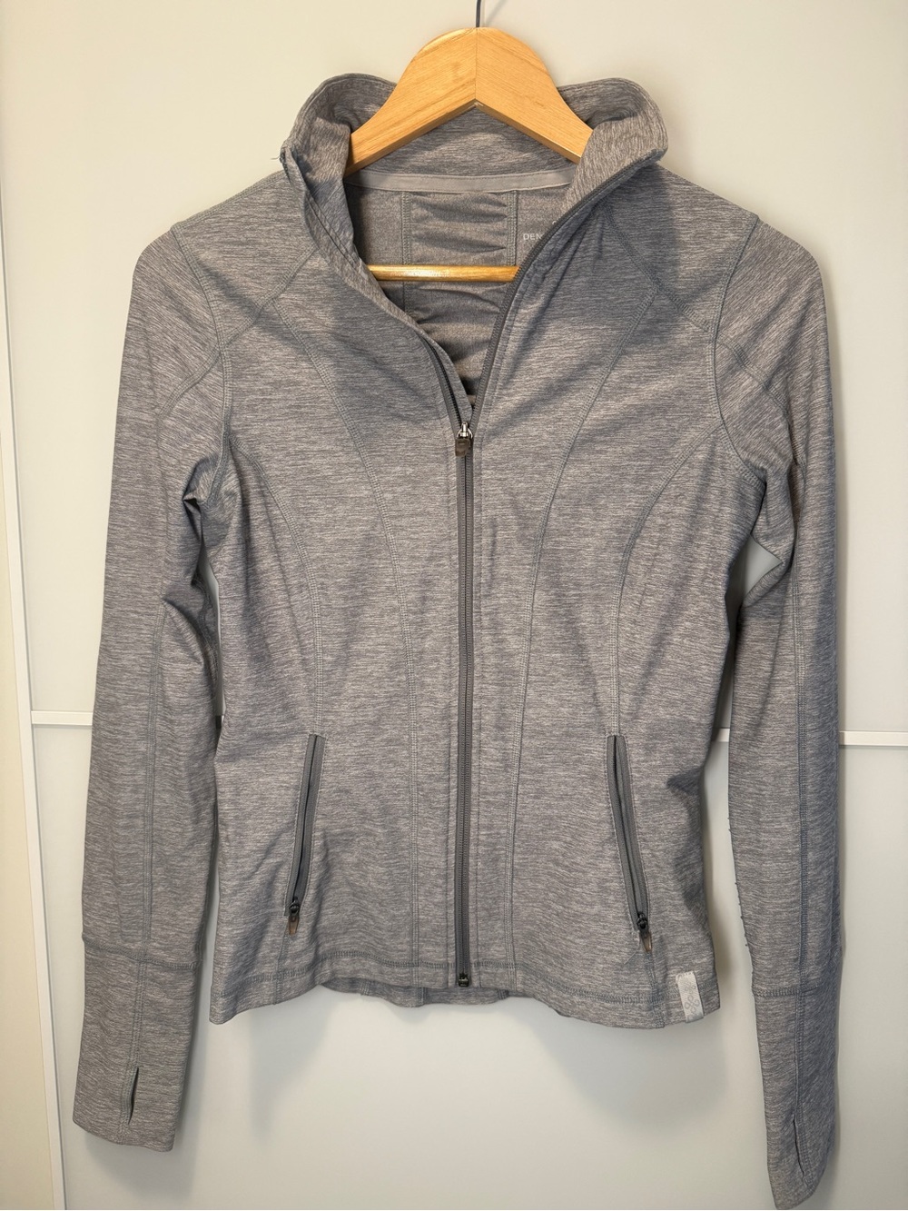 CLEARANCE 4/$15💸 Denver Hayes Gray Full-Zip Hooded Utility Jacket